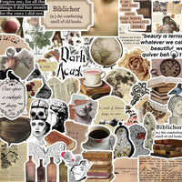 Dark academia sticker pack — 50 nostalgic designs