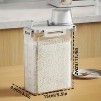 Sealed kitchen storage canister