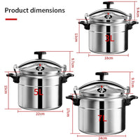 Aluminium pressure cooker