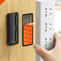 Self-Adhesive Power Strip & Cable Organiser Holder | No-Drill Wall Mount