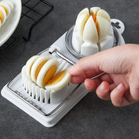 2-in-1 Egg Slicer & Cutter — Stainless Steel Wire, PP Base