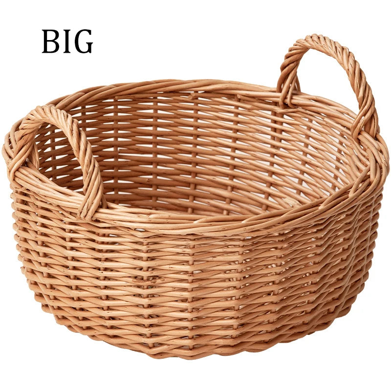 Natural Rattan Serving Tray