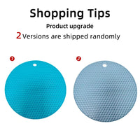 Silicone Honeycomb Table Mat — Anti-Slip Coaster & Pot Holder, Small or Large