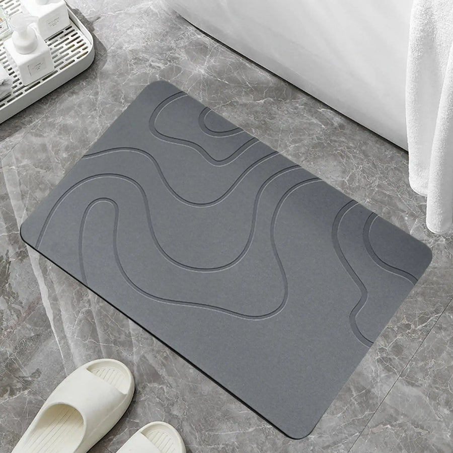 Diatomite Bath Mat — Quick-Dry, Non-Slip, 40×60cm