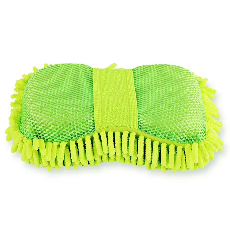 Microfiber Car Wash Sponge Glove — Scratch-Free Detailing