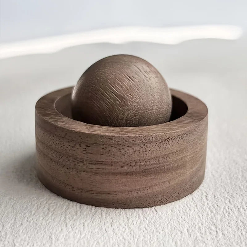 Mini Wooden Essential Oil Diffuser | Car & Home Fragrance | Brown & Natural Wood