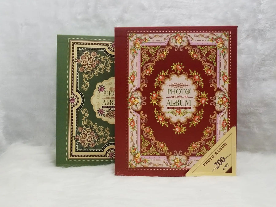 Boxed Loose-Leaf Photo Album — 200 Pages | 6-Inch Sleeves | Keepsake Gift