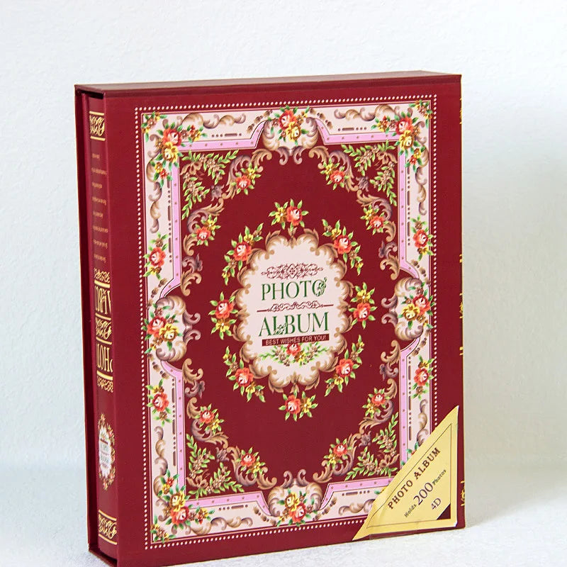 Boxed Loose-Leaf Photo Album — 200 Pages | 6-Inch Sleeves | Keepsake Gift