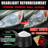 Car Headlight Restoration Polish — Removes Yellowing, Oxidation & Light Scratches