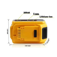 Portable cordless LED spotlight