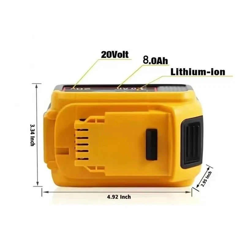 Portable cordless LED spotlight