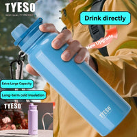 Vacuum-insulated flask