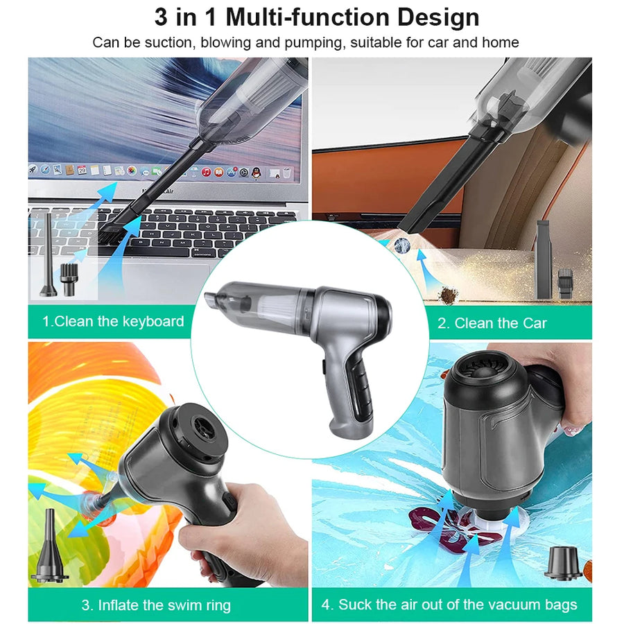 Wireless Handheld Car Vacuum