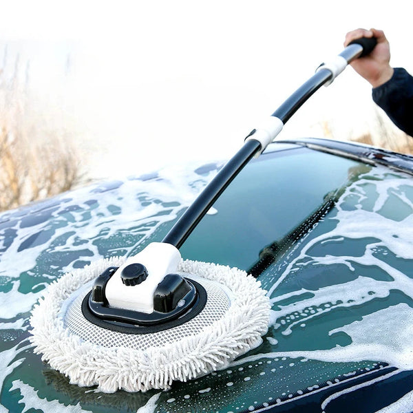 Telescoping car wash mop