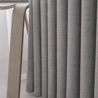 Opaque Linen Blackout Curtains — Full Shading | 4 Heading Styles | Custom Sizes