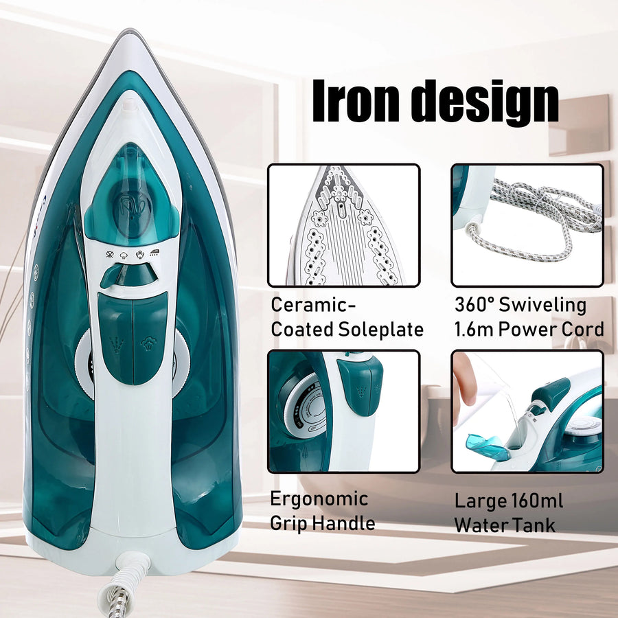 Ceramic steam iron