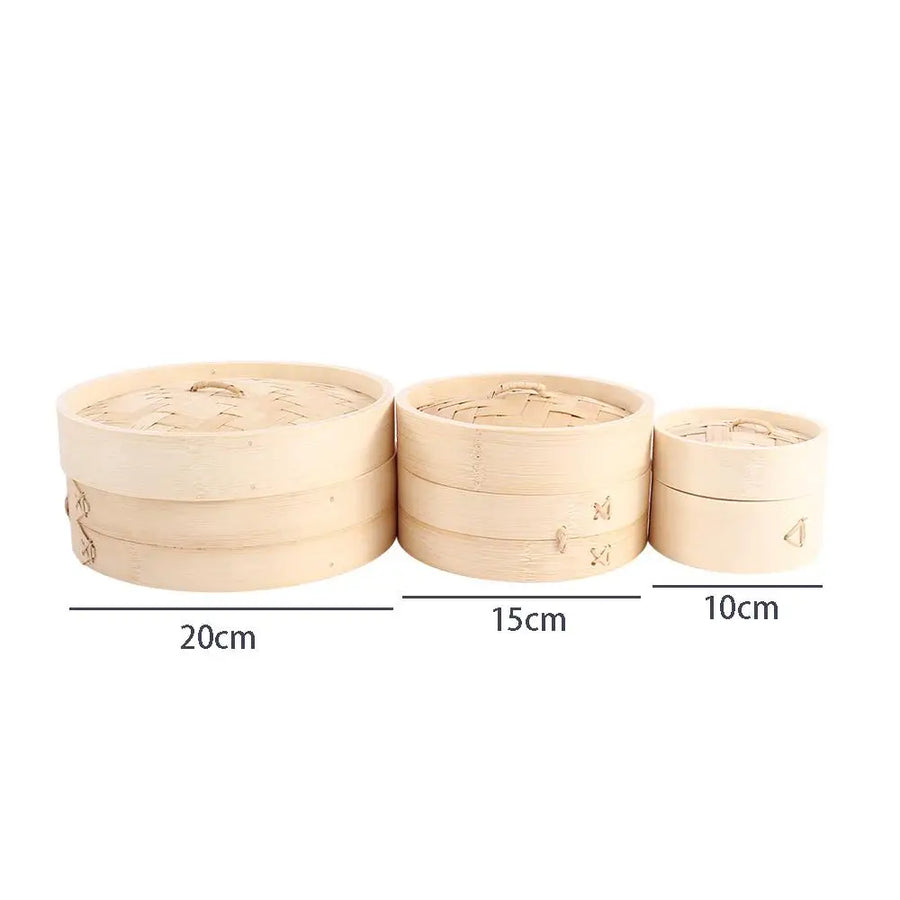 Bamboo steamer basket