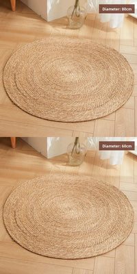 Handwoven round mat