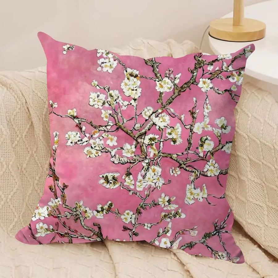 Claude Monet Art Cushion Cover — Silky Short Plush | Invisible Zipper | 10 Designs | 5 Sizes