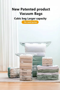 Pump-Free Vacuum Storage Bags