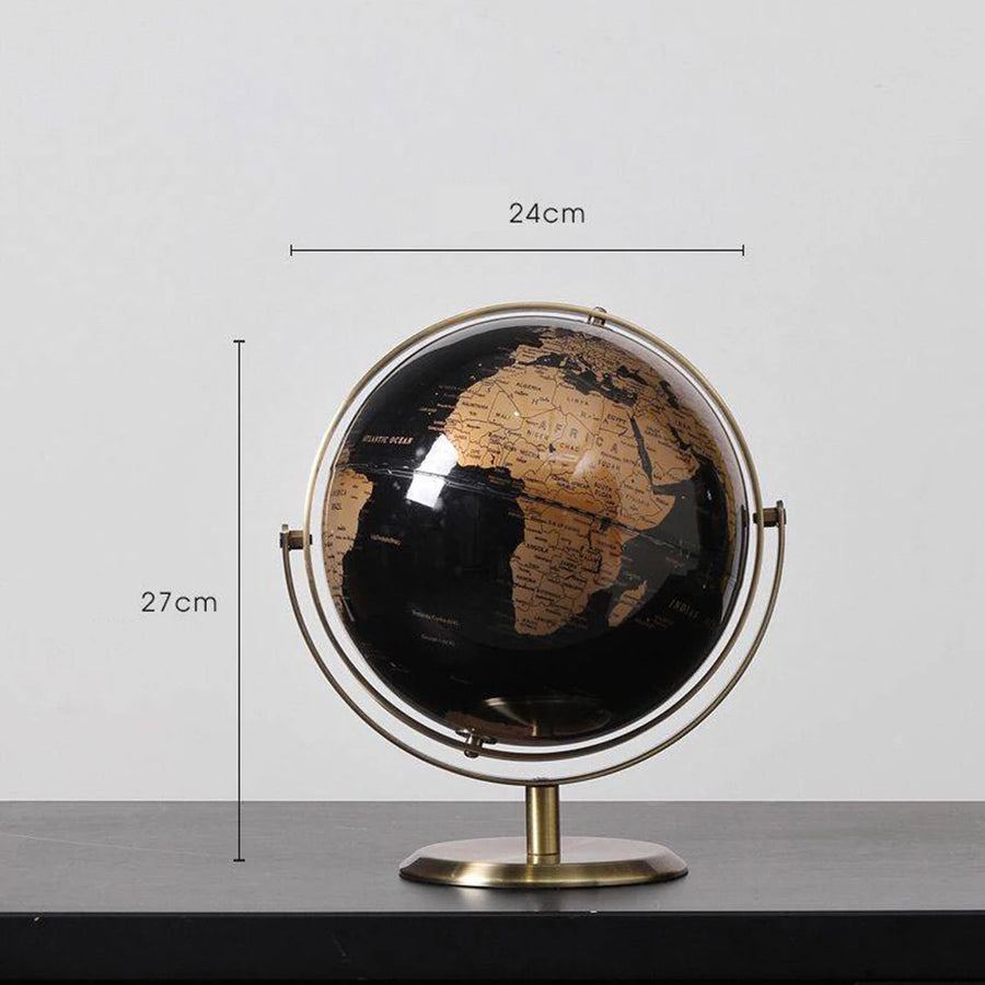 Retro world globe