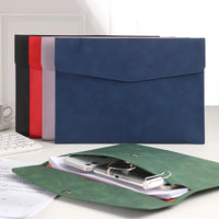 Faux Leather A4 File Organiser Bag