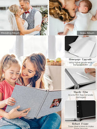 Self-Adhesive Photo Album — 40 Pages | DIY Lay-Flat Scrapbook