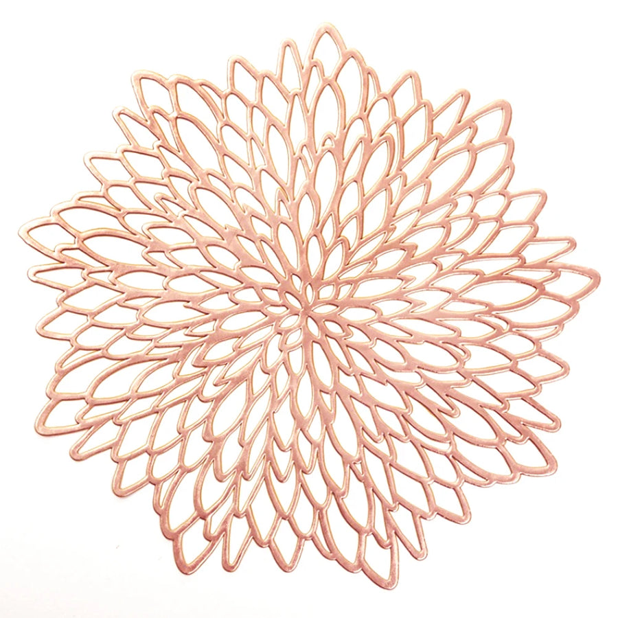4 PC/6 PC Flower Placemats