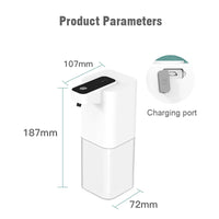 Automatic Touchless Foam Soap Dispenser — 400ml, USB-C Rechargeable, Infrared Sensor