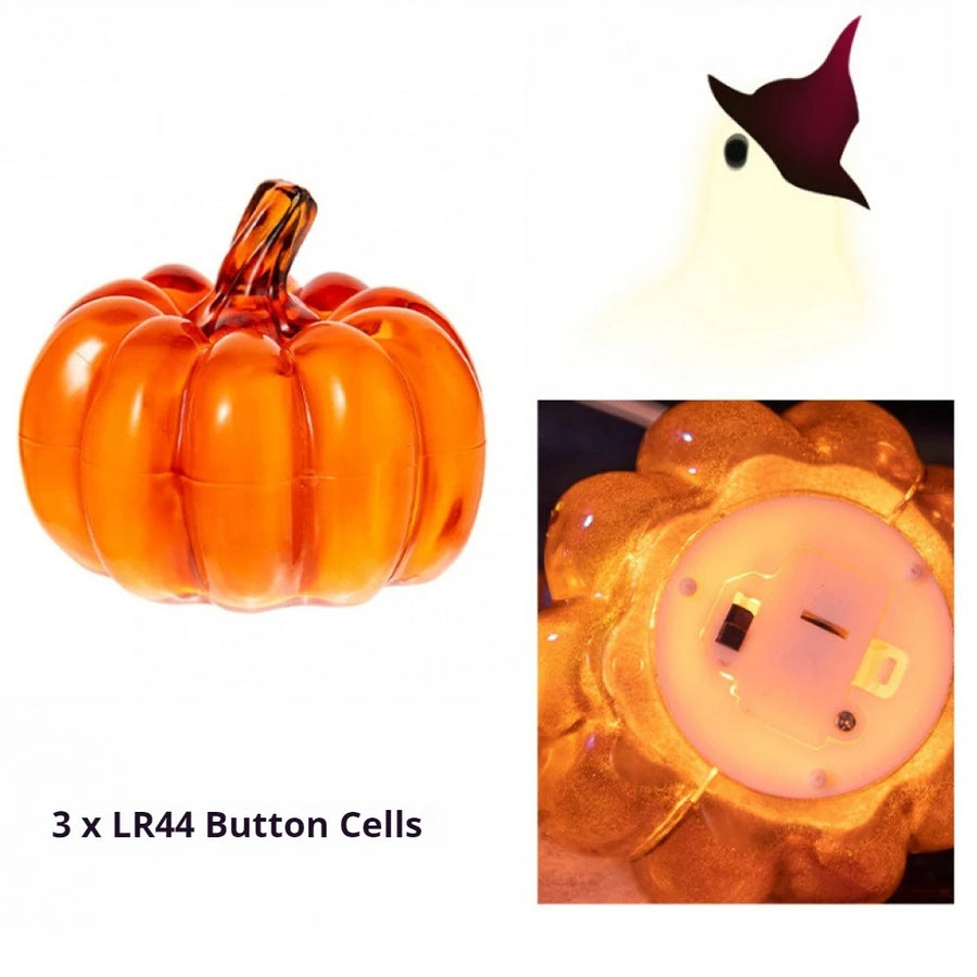 Battery-Powered Mini Pumpkin Light
