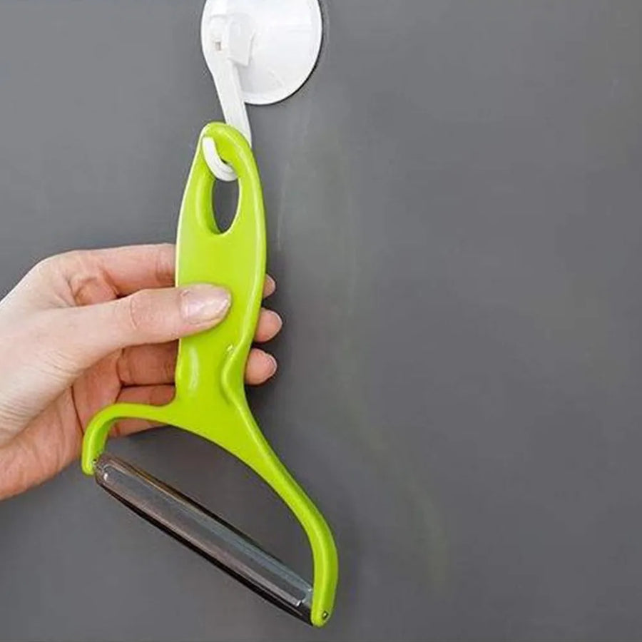 Handheld Vegetable Grater & Slicer — Stainless Steel Blade, Non-Slip Handle