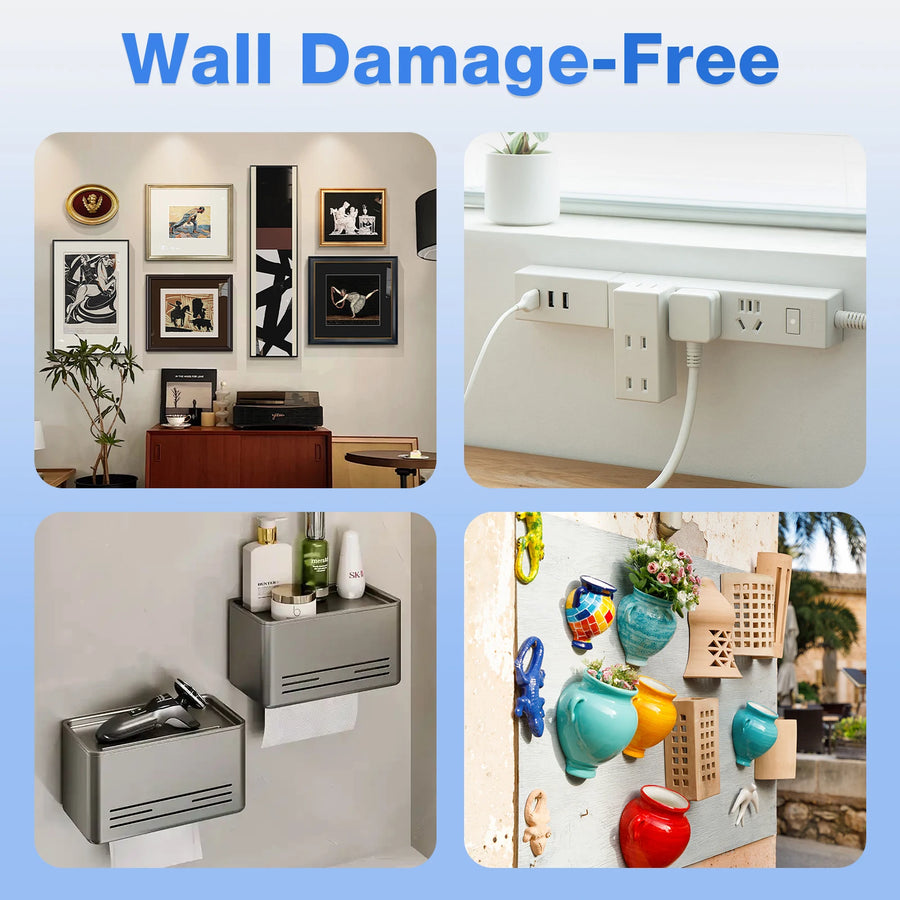 Adhesive Wall Hooks — No-Nail, No-Damage, No-Drama