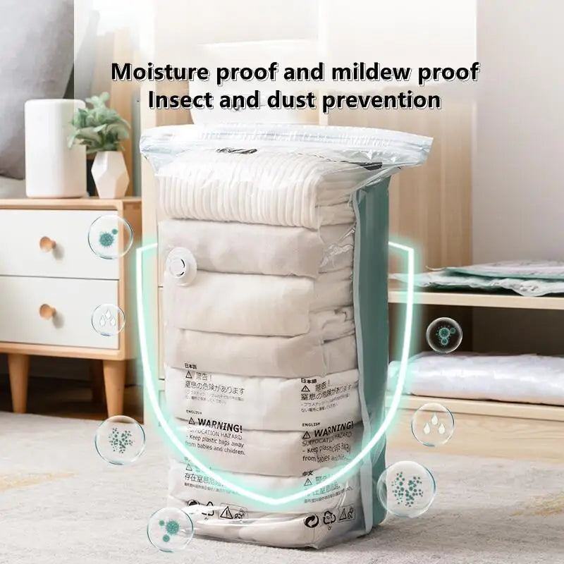 Pump-Free Vacuum Storage Bags