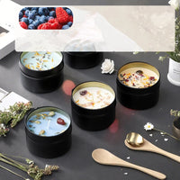 Crystal Dried Floral Soy Wax Candle — Iron Tin | 8 Fragrances | Gift Edition