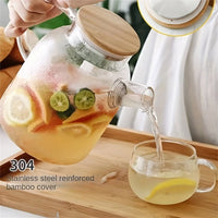 1L/1.8L Large Capacity Glass Teapot
