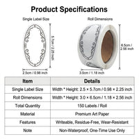 Fridge & Freezer Food Label Stickers — 150 per Roll, Food-Safe