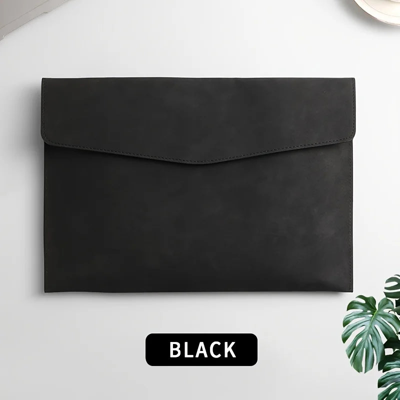 Faux Leather A4 File Organiser Bag