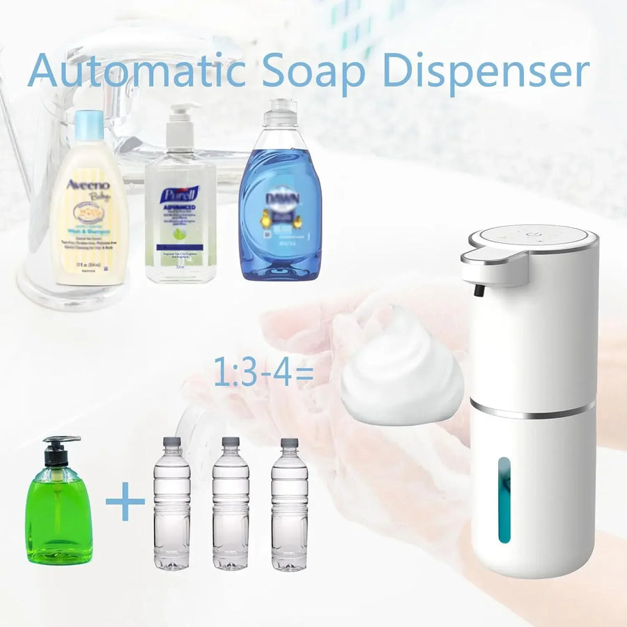 Automatic Touchless Soap Dispenser — Infrared Sensor, USB Rechargeable, Foam or Liquid