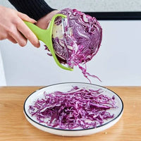 Handheld Vegetable Grater & Slicer — Stainless Steel Blade, Non-Slip Handle
