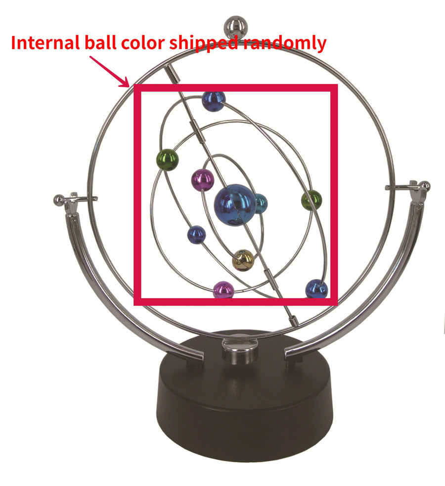 Perpetual motion celestial globe