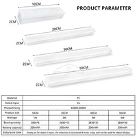 USB Rechargeable Motion Sensor LED Night Light | Magnetic Strip Light | 10–50cm