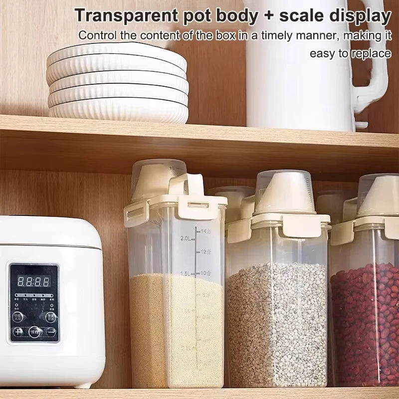 Sealed kitchen storage canister
