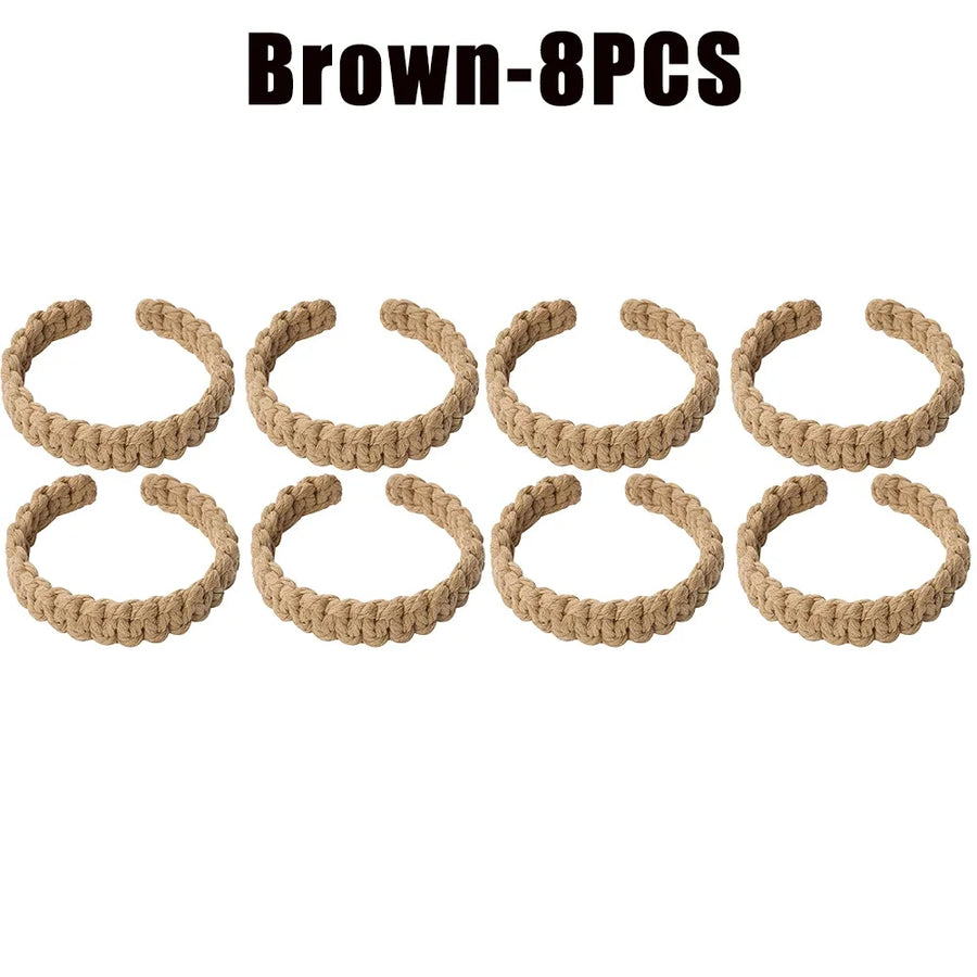 Handmade Jute Curtain Tie-Backs | Twist Knot Design | Boho Window Decor