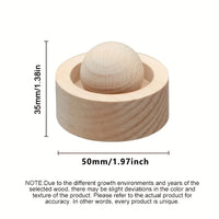 Mini Wooden Essential Oil Diffuser | Car & Home Fragrance | Brown & Natural Wood