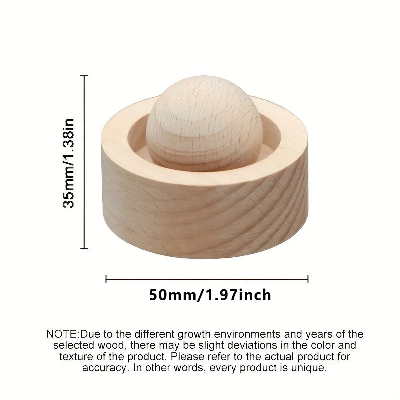 Mini Wooden Essential Oil Diffuser | Car & Home Fragrance | Brown & Natural Wood