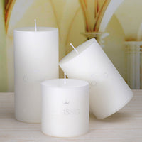 Ivory Pillar Candles — Unscented | Multiple Sizes | Home & Ceremony