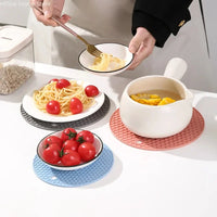 Silicone Honeycomb Table Mat — Anti-Slip Coaster & Pot Holder, Small or Large