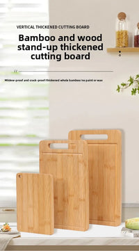 Double-sided bamboo cutting board