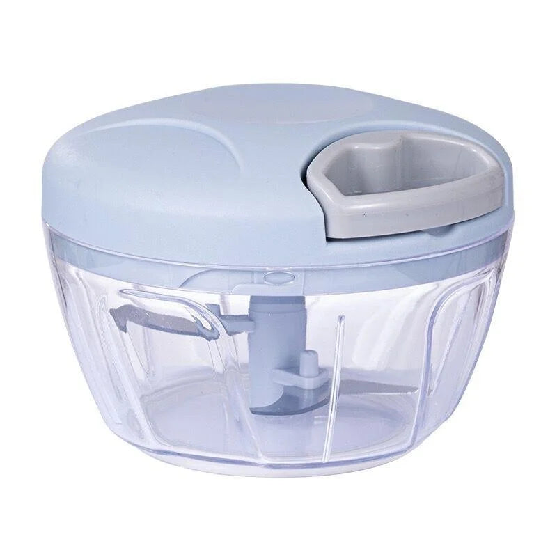 Manual Garlic Chopper & Vegetable Cutter — 500ml or 900ml, Stainless Steel Blades