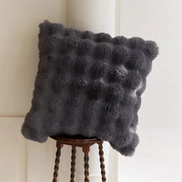Soft Plush Fur Cushion Cover — 45x45cm | 7 Colours | Sofa & Bedroom Decor